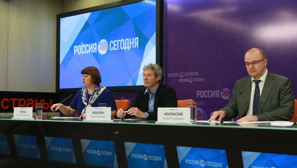 Пресс-конференция руководителей школы Летово о начале приема учеников в пресс-центре Россия Сегодня