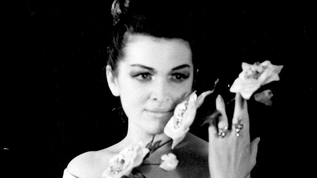 Галина Вишневская в партии Виолетты в опере Травиата. Большой театр, 1964 год