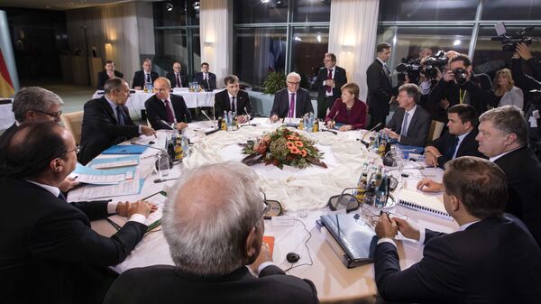 Встреча лидеров стран нормандской четверки в Берлине