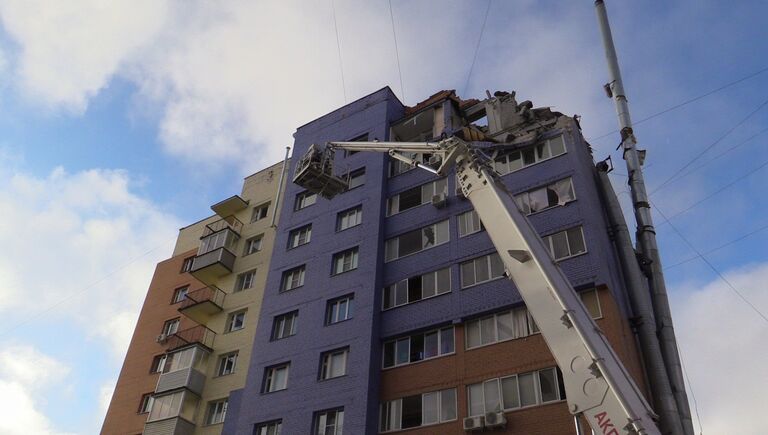 Взрыв газа в жилом доме в Рязани