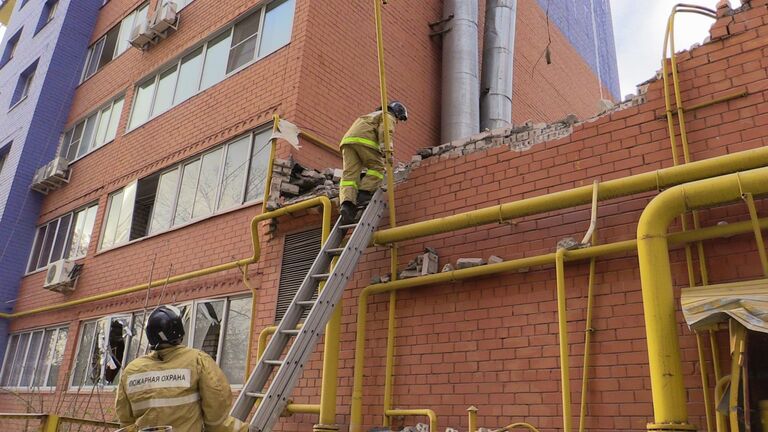 Взрыв газа в жилом доме в Рязани