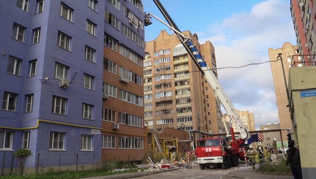 Взрыв газа в жилом доме в Рязани. Архивное фото