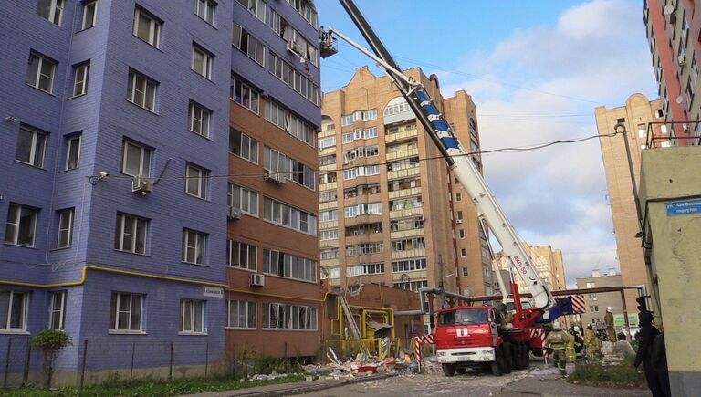 Взрыв газа в жилом доме в Рязани