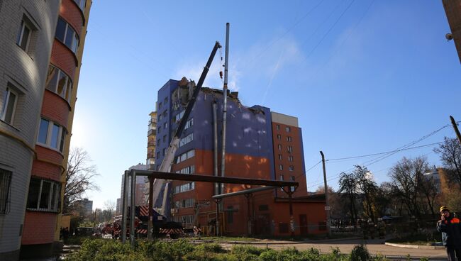 Взрыв газа в жилом доме в Рязани. Архивное фото