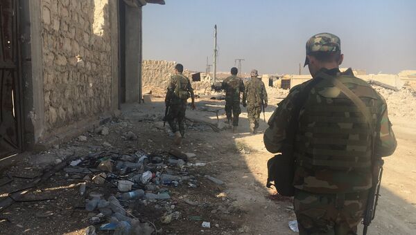 Бойцы сирийской армии готовятся к началу наступления на юге Алеппо