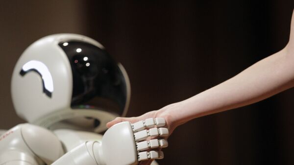 Робот-андроид. Архивное фото