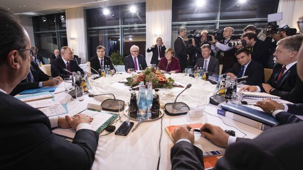 Встреча лидеров стран нормандской четверки в Берлине