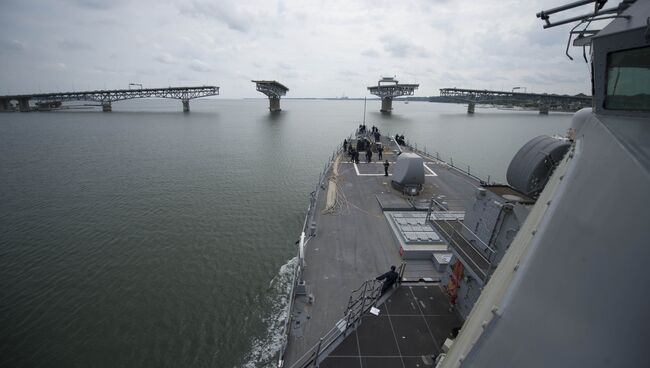 Эсминец ВМС США USS Carney. Архивное фото