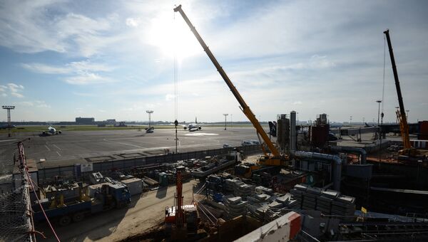 Строительство пассажирского терминала В аэропорта Шереметьево к чемпионату мира по футболу - 2018