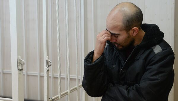 Гражданин США Хулио Прието на заседании Карасукского районного суда по его делу