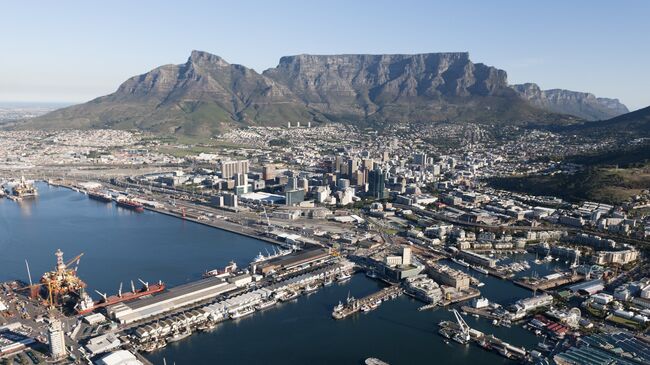 Вид на Кейптаун, ЮАР. Архивное фото
