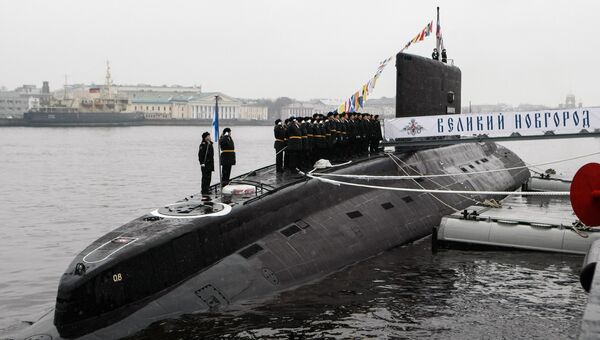 Передача ВМФ РФ дизель-электрической подводной лодки Великий Новгород. 25 октября 2016