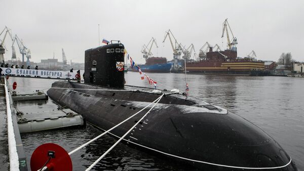 Передача ВМФ РФ дизель-электрической подводной лодки Великий Новгород