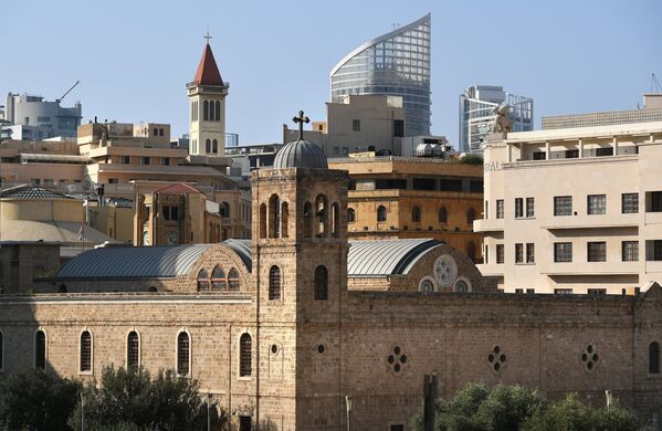 Греческий православный собор Святого Георгия на площади Этуаль в Бейруте