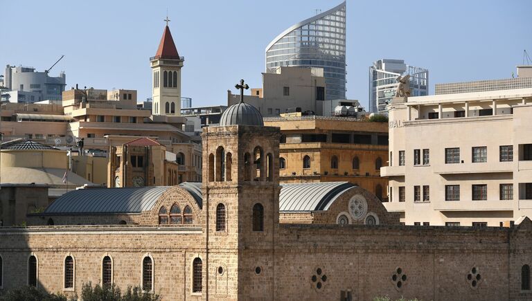 Греческий православный собор Святого Георгия на площади Этуаль в Бейруте