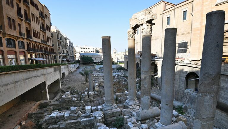 Руины римского города в центре Бейрута