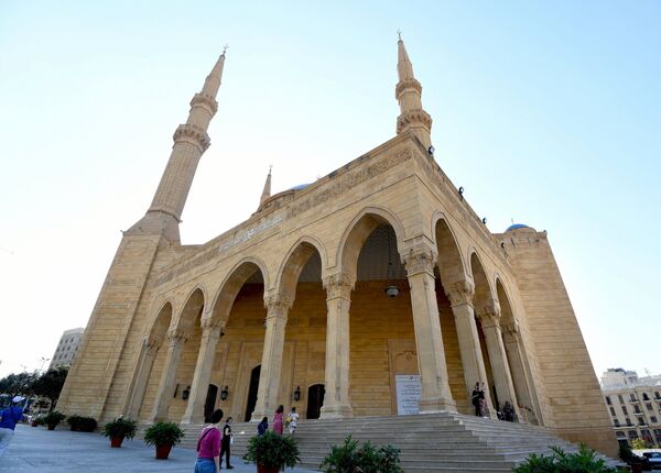 Cуннитская мечеть Мухаммад Аль-Амин в центре Бейрута