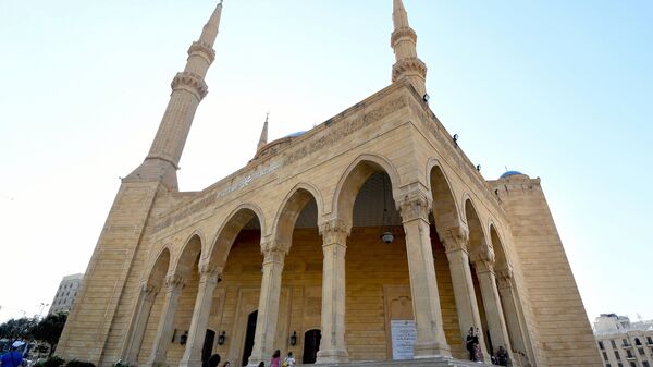 Cуннитская мечеть Мухаммад Аль-Амин в центре Бейрута
