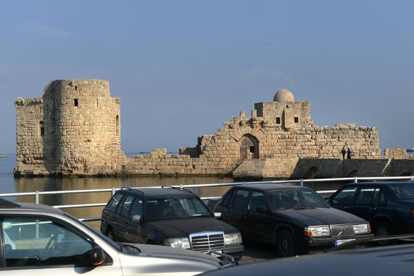 Морская крепость (форт) в районе городской гавани ливанского города Сайда