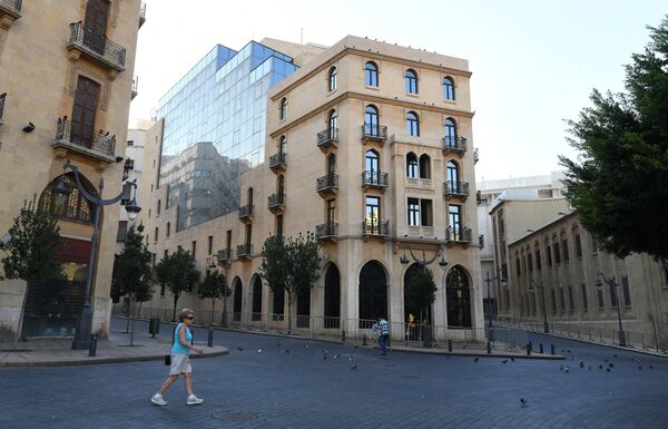 Здание парламента на центральной площади Бейрута — площади Этуаль