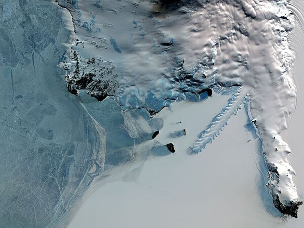 Ледовый язык Эребуc, Антарктида