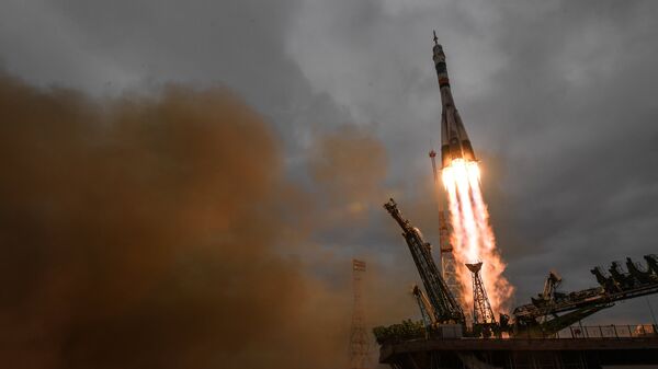 Пуск ракеты-носителя Союз-ФГ. Архивное фото
