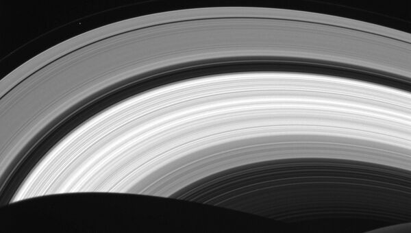 Кольца Сатурна снятые космическим аппаратом Кассини