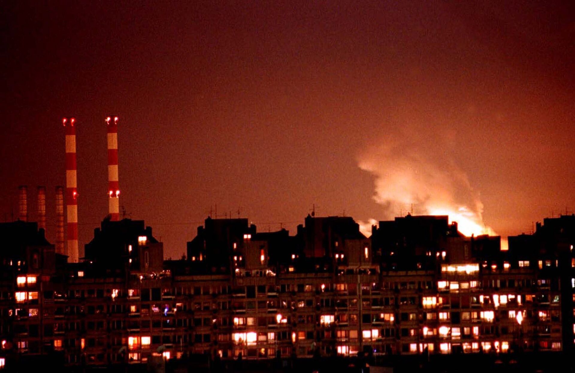 Бомбордировка Белграда силами НАТО в 1999 году  - РИА Новости, 1920, 28.01.2022