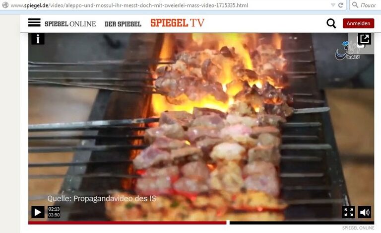 Кадры ИГ из Мосула: скриншот страницы Spiegel Online Кадры ИГ из Мосула: скриншот страницы Spiegel Online