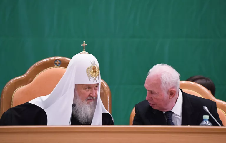 Патриарх Московский и Всея Руси Кирилл на открытии XX Всемирного русского народного собора Патриарх Московский и Всея Руси Кирилл на открытии XX Всемирного русского народного собора