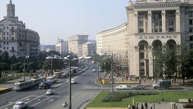 Улица Крещатик в Киеве. Архивное фото