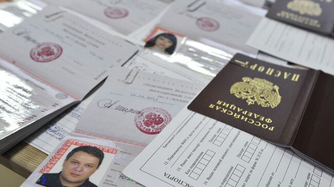 Паспорта граждан РФ. Архивное фото
