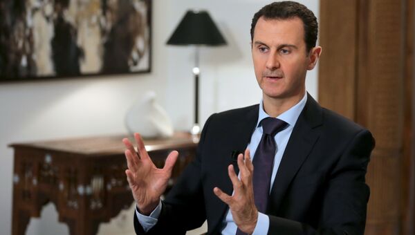 Президент Сирии Башар Асад . Архивное фото