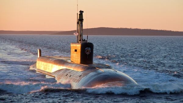 Атомный подводный ракетный крейсер проекта Борей. Архивное фото