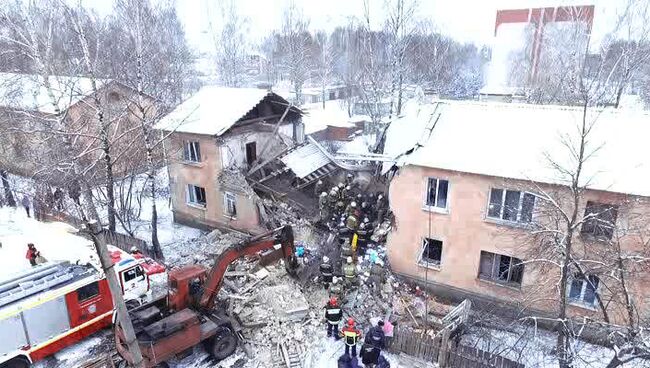 Последствия взрыва газа в жилом доме в Иваново