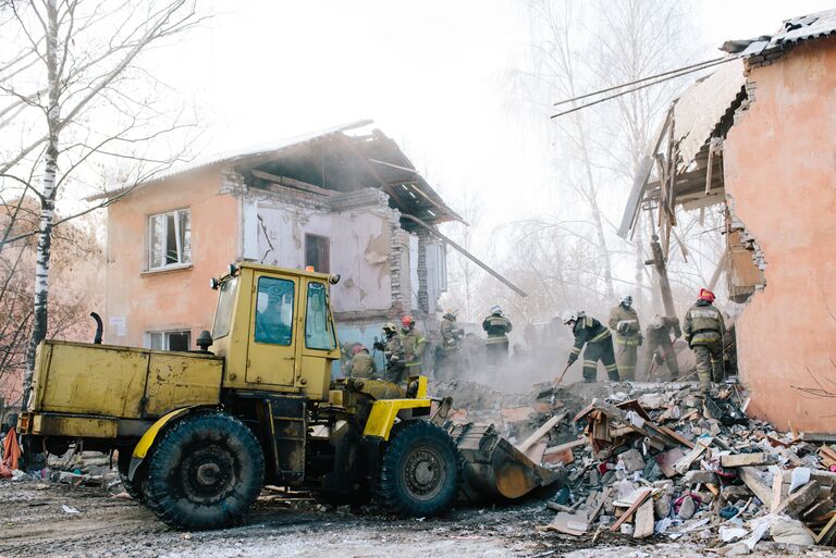 Последствия взрыва газа в жилом доме в Иваново