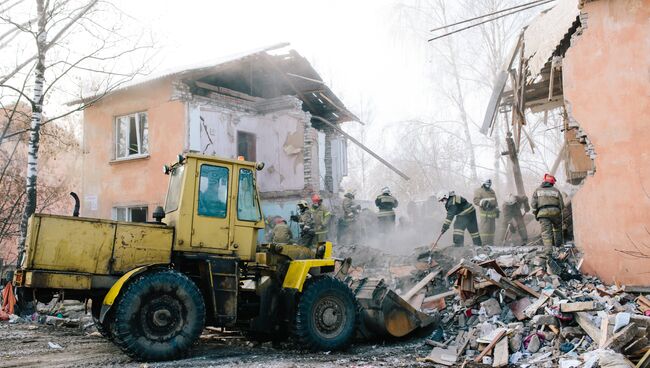 Последствия взрыва газа в жилом доме в Иваново