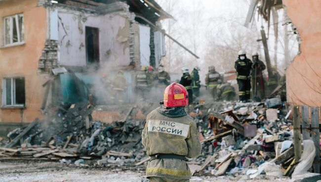 Последствия взрыва газа в жилом доме в Иваново