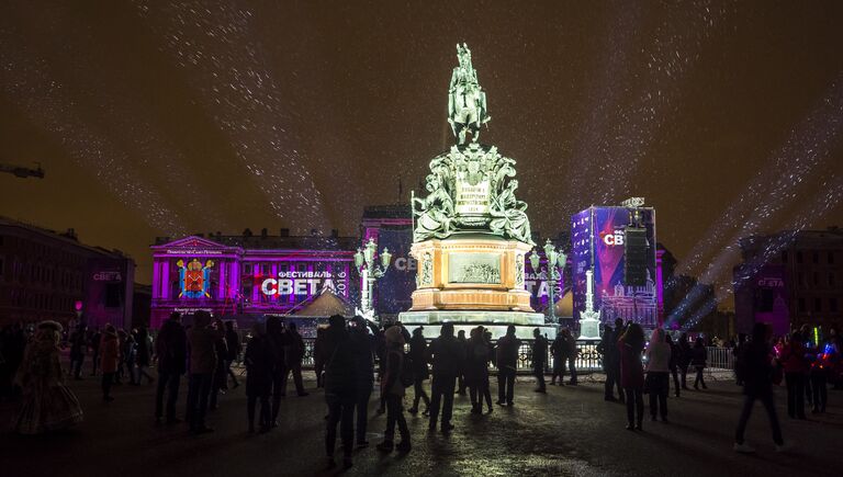 Мультимедийное 3D-mapping шоу в Санкт-Петербурге