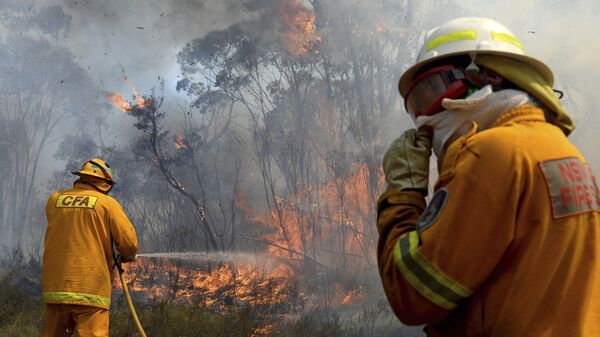 Лесные пожары в Австралии. Октябрь 2013 года