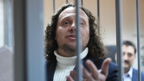 Бизнесмен Сергей Полонский на заседании в Пресненском суде города Москвы. Архивное фото