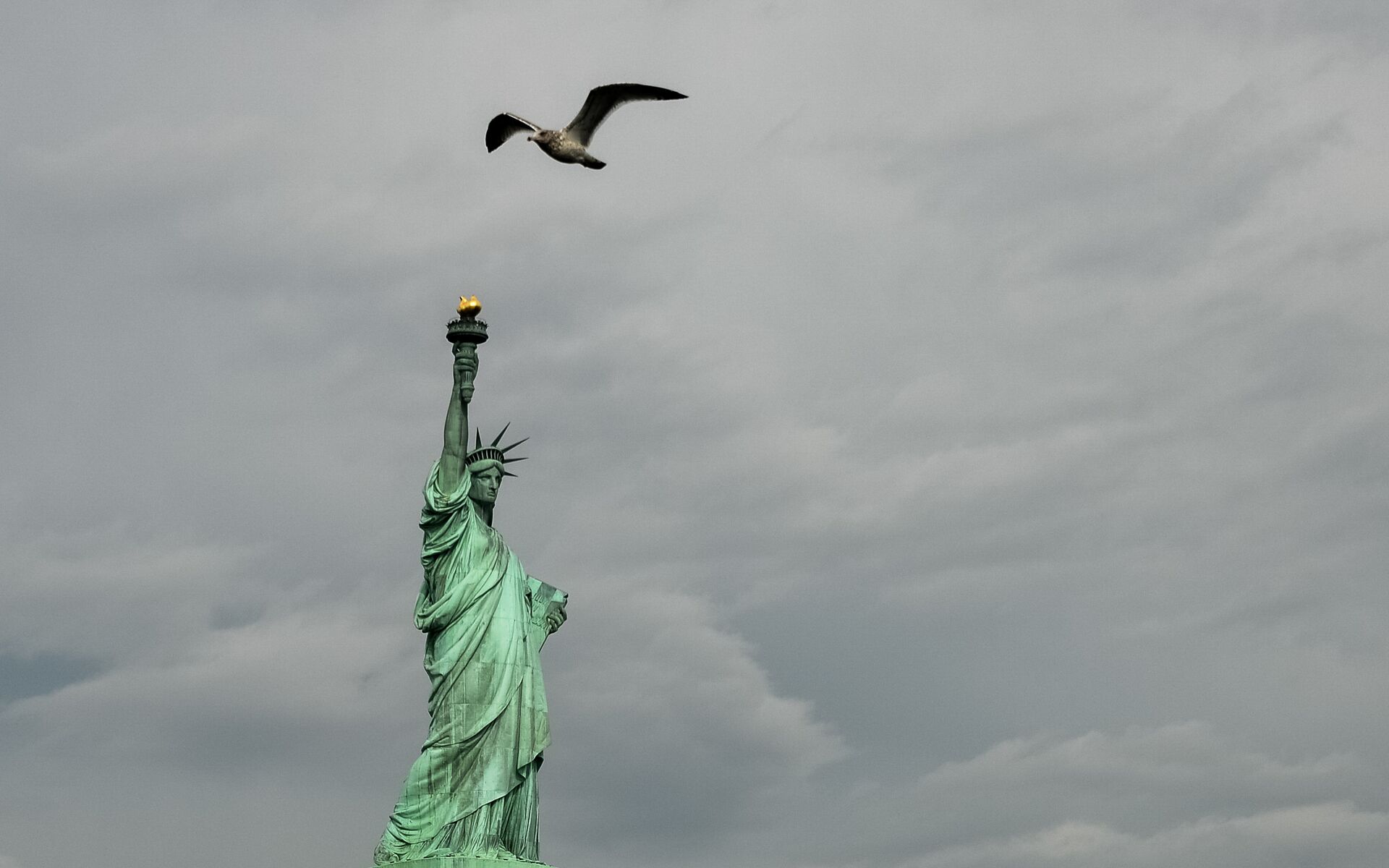 Статуя Свободы в Нью-Йорке - РИА Новости, 1920, 21.06.2022