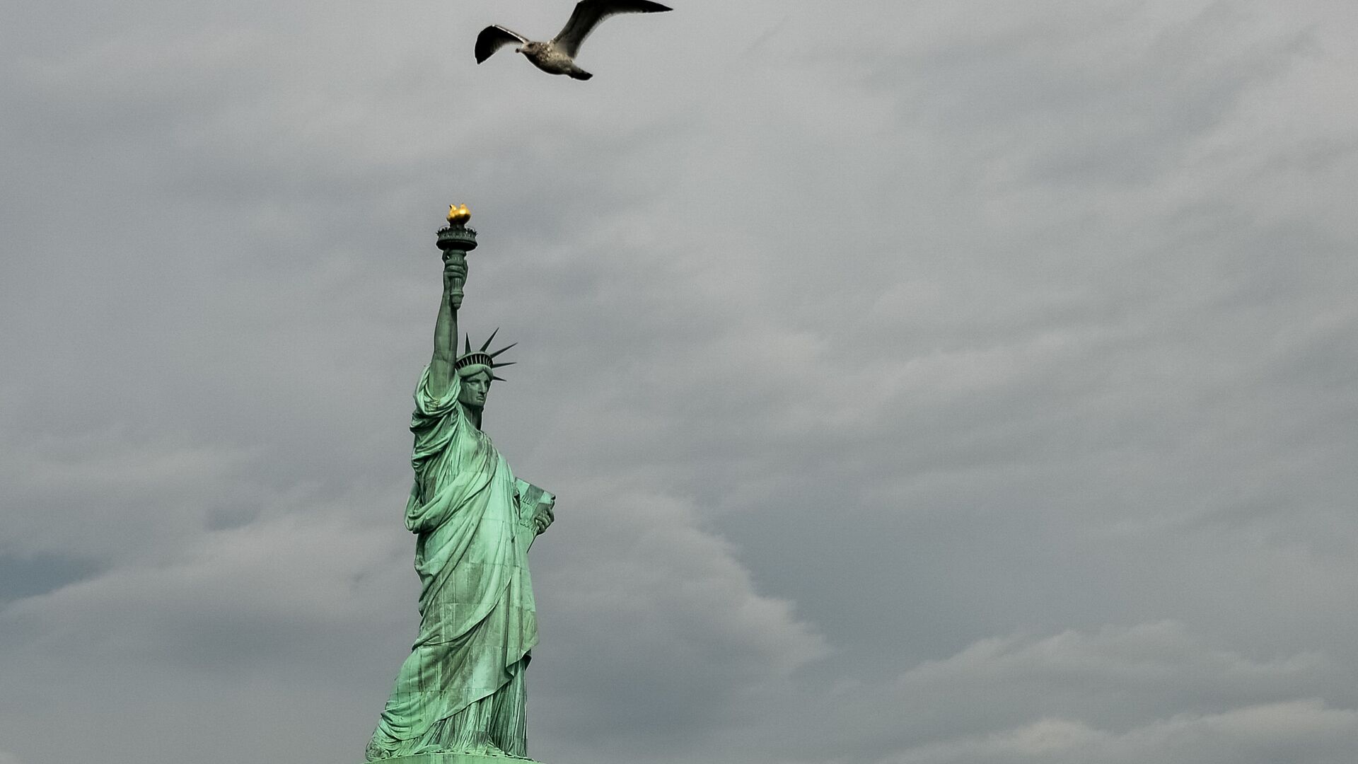 Статуя Свободы в Нью-Йорке - РИА Новости, 1920, 04.12.2021
