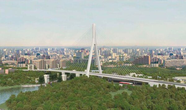 Проект моста на Карамышевской набережной