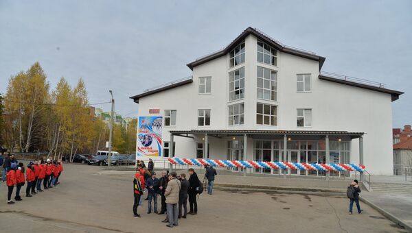 Открытие лыжного стадиона в Саратове