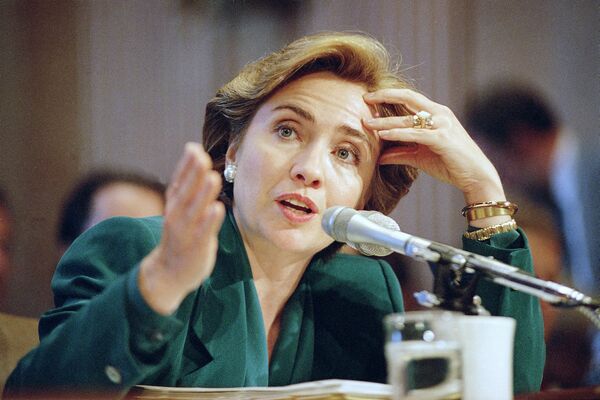 Хиллари Клинтон в Вашингтоне. 1993 год