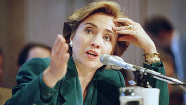 Хиллари Клинтон в Вашингтоне. 1993 год