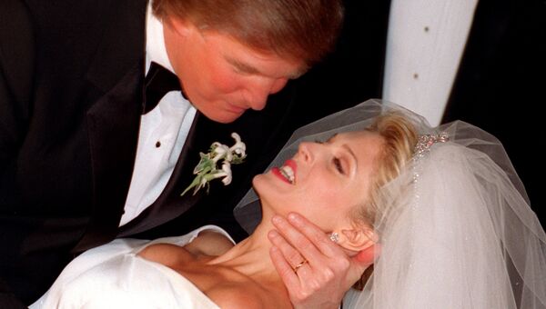 Свадьба Дональда Трампа в Нью-Йорке. 1992 год
