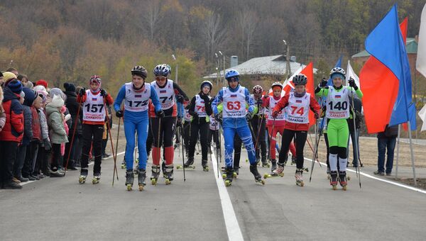 Открытие лыжного стадиона в Саратове. 25 октября 2016