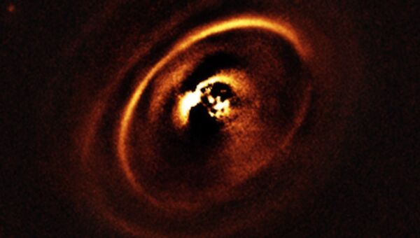 Протопланетный диск у звезды RX J1615